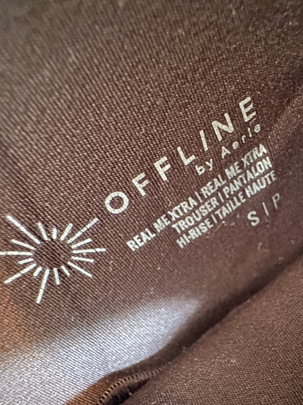 EUC🤎Aerie OFFLINE Real Me XTRA High Waisted Trouser Deep Earth Small - Picture 4 of 6